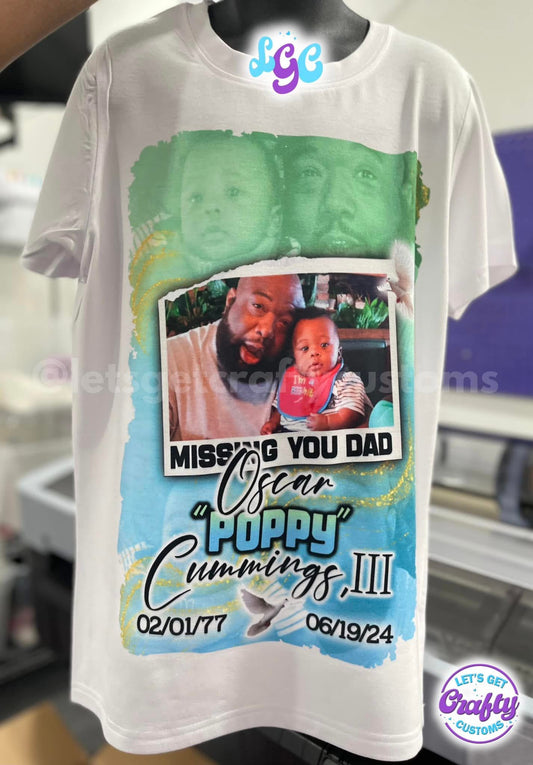 Adult Center Print Tee