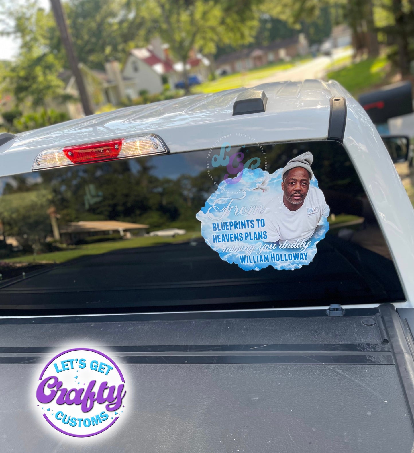 Memorial Car Decal