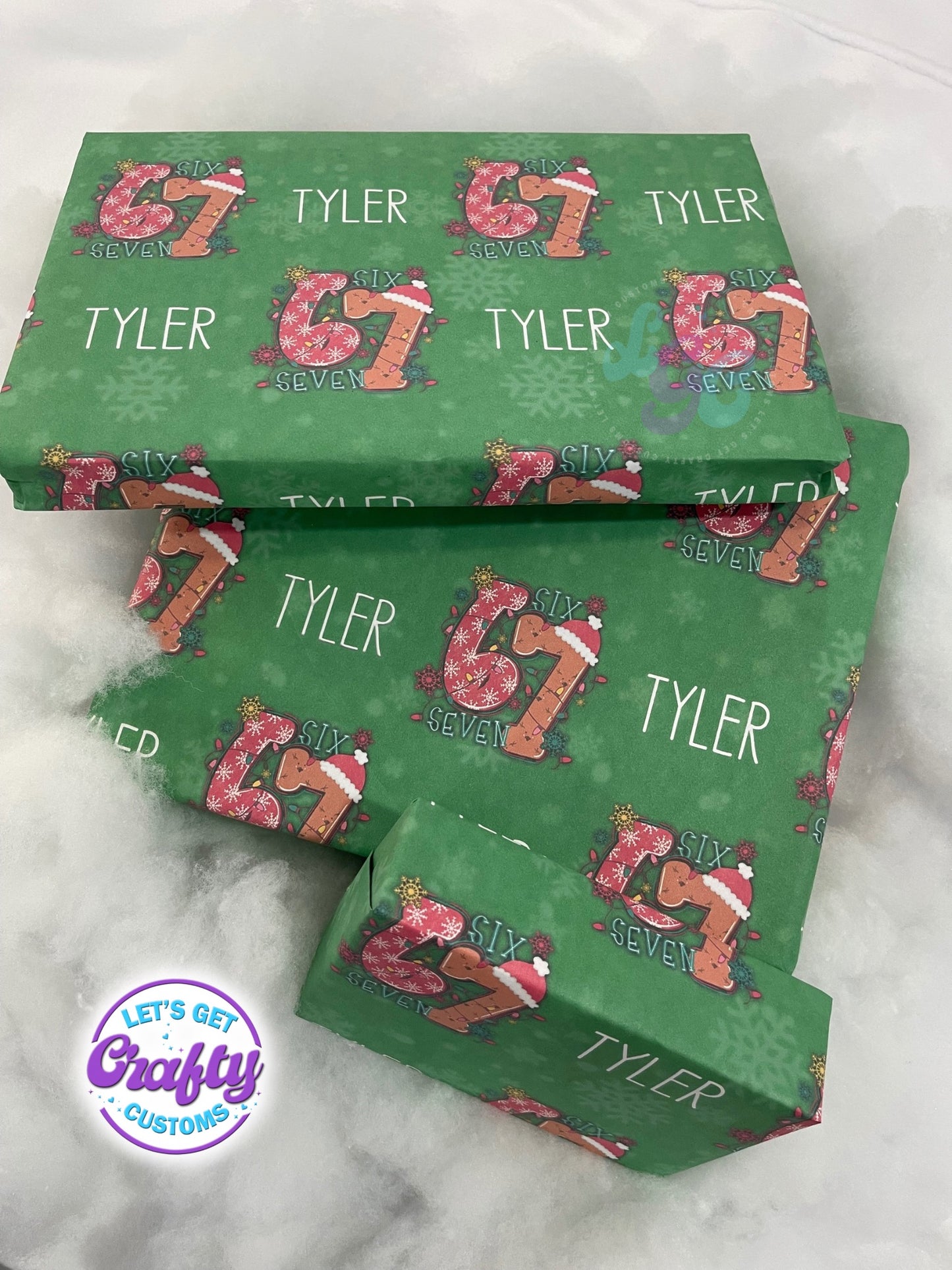 6, 7 Wrapping Paper