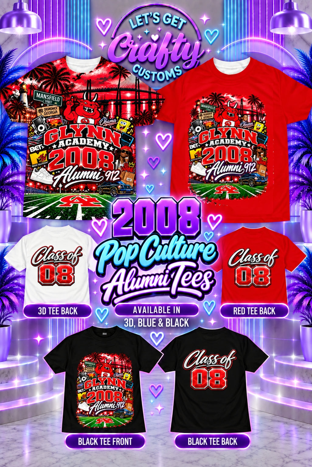 GA 2008 Pop Culture Alumni Tees