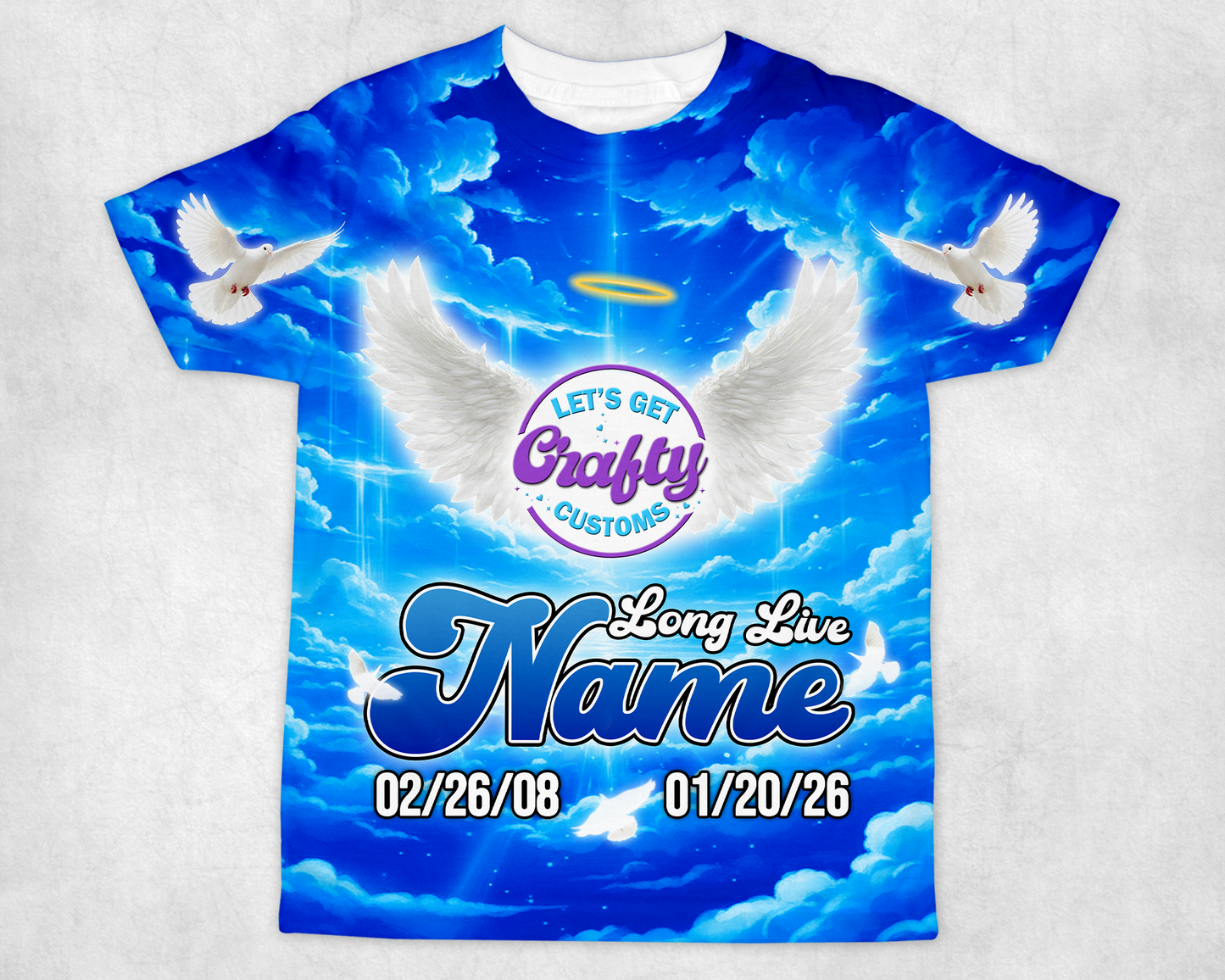 Long Live Royal Sky 3D Template | Editable