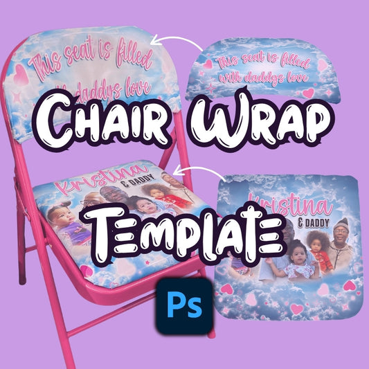 Chair Wrap Template | Photoshop