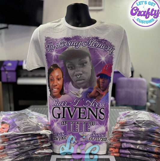 Adult Center Print Tee