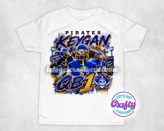 Keygan Football Tees