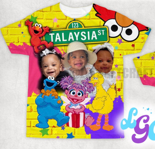 Sesame 3D Shirt Template | Editable