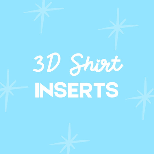 3D Shirt Inserts (Single-Use)